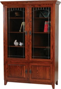 Mission Bookcase by Woodworks - solid wood, locally built to order, Canadian made,