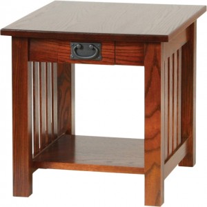 Mission end table by Woodworks - solid wood, locally built, made to order, Canadian made