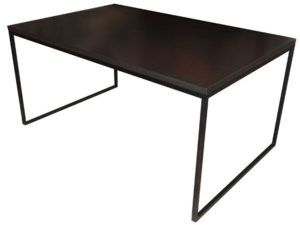 Mix N Match coffee / end table by trica - wood top, welded steel frame, built to order, Canadian made