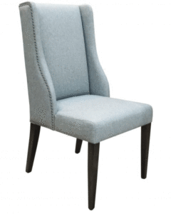 Nemo chair - solid wood, Canadian made, upholstered custom built furniture