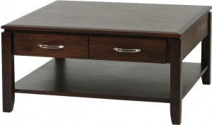 Newport square coffee table by Woodworks, - solid wood, locally built, made to order, Canadian made