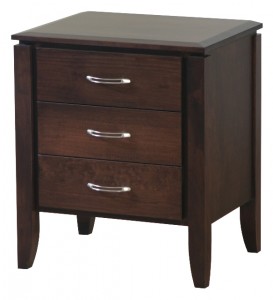 Newport nightstand by Woodworks - solid wood, locally built, Canadian made