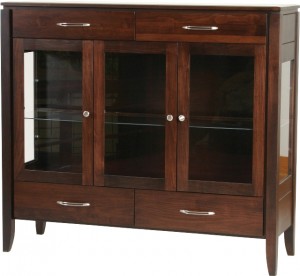 Newport Three Door Server by Woodworks - solid wood, Canadian made, custom made to order furniture