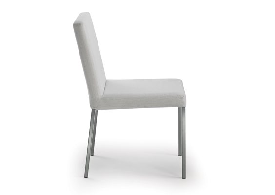 Nube chair by Trica- welded steel, Canadian made, fully upholstered custom built furniture