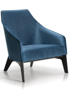 Sara Plus Lounge Chair - welded steel, fully upholstered, Canadian made