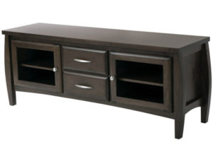 Seymour TV stand - solid wood, locally built, Canadian made