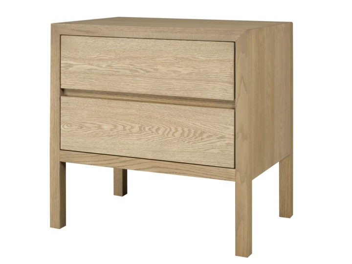 Sula Two Drawer Nightstand