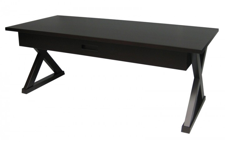 Tangent Coffee Table with X-Base standard option