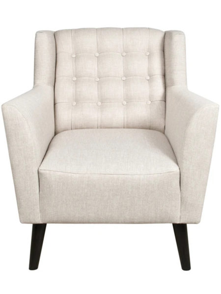 Tarantino armchair by Vangogh - solid wood frame, fully upholstered, locally built, made to order furniture, Canadian made