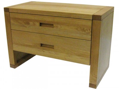custom 2 drawer end table