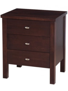 Yaletown nightstand by Woodworks - solid wood, locally built, Canadian made
